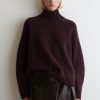 CASHMERE FUNNEL-NECK SWEATER