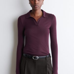 MERINO WOOL POLO SHIRT