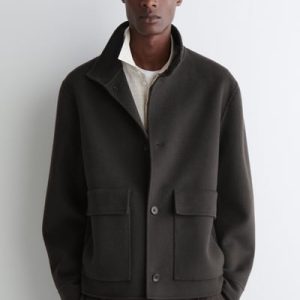 WOOL HARRINGTON JACKET