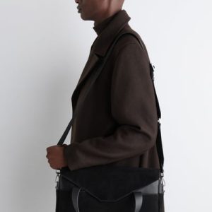 MINIMAL BRIEFCASE - SUEDE