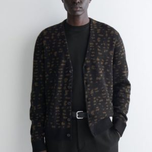 GEOMETRIC WOOL-ALPACA SWEATER