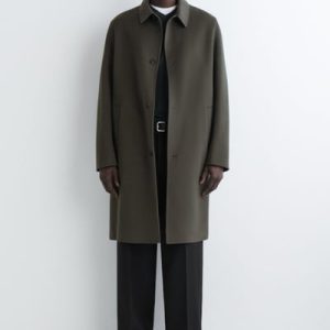 SPLIT WOOL CAR COAT
